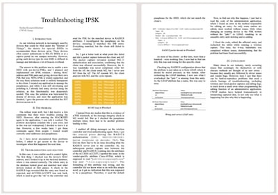 Essay 1: Troubleshooting IPSK